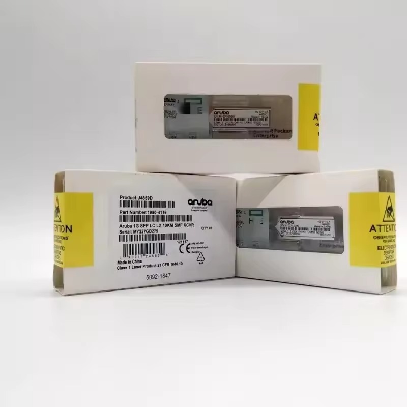 HP HPE Aruba Compatible 1G SFP LC LX Transceiver - 10km Range, 1310nm, SMF - J4859D 4 thumbnail image