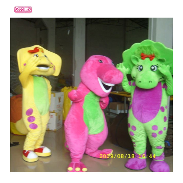 Barney Baby Bop Costume Dinosaur Mascot for All Ages