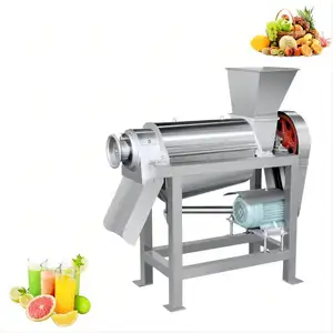 Venta caliente máquina de extracción de jugo de prensa en frío/máquina exprimidora de frutas/exprimidor de tornillo para frutas y verduras