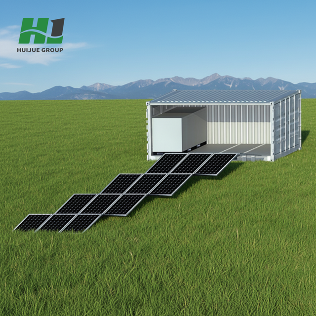 HJ 241kWh Off-Grid Solar Container Station Foldable Mobile PV System Integrated Storage for Mining & Remote Projects