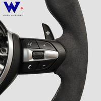 Volant en cuir de cerf pour BMW M3 M4 M5 M6 F30 F10 F15 F36 F01 F20 F22 F25 F31 F32 E70 E71 E90 E91 E92 X1 X2 X3 X4 X5 X6