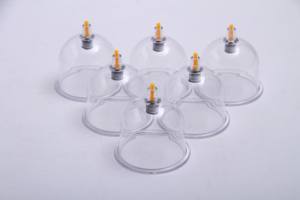 Satu kali cangkir hisap plastik mengatur perangkat bekam terapi vakum dengan daya hisap yang kuat. Peralatan pijat vakum. - Product Image 3