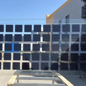 160 डब्ल्यू मोनो सौर पैनल छत टाइल्स फोटोवोल्टिक ब्लैक 1200*850*8 + 8 मिमी सौर मंजिल टाइल - Product Image 1