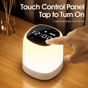 Night Light Led Warm <b>White</b> Color Changing Rechargeable <b>Bedside</b> Lamp For Bedroom With Remote Control - Product Image 3