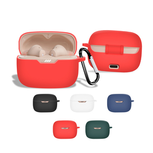 Convient pour JBL TUNE <span class=keywords><strong>230NC</strong></span> TWS Case Silicone Protective Earphone Case Shockproof with Hook - Product Image 1