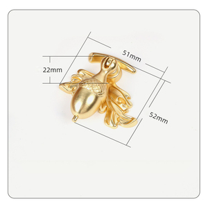 古董奢华创意橡子吊坠拉手抽屉厨房橱柜门把手旋钮 - Product Image 4