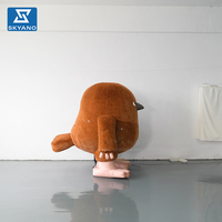 Modèle d'oiseau gonflable géant personnalisé en peluche pour publicité extérieure, événements et décoration, accessoire de présentation gonflable