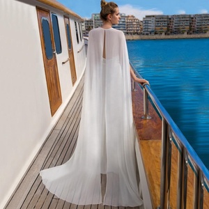 Vestidos <span class=keywords><strong>de</strong></span> <span class=keywords><strong>novia</strong></span> bohemios con capa, elegantes, <span class=keywords><strong>de</strong></span> <span class=keywords><strong>playa</strong></span>, sin espalda - Product Image 6