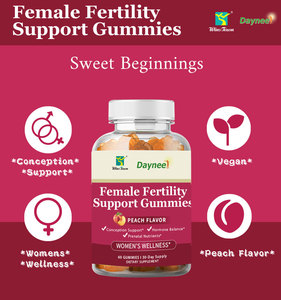Gomitas de Fertilidad Femenina de Marca Privada OEM, Nutrientes Prenatales, Equilibrio Hormonal, Gomitas de Apoyo a la Fertilidad para Mujeres - Product Image 4