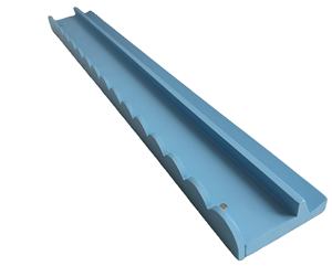 حامل ماجونغ خشبي من خشب الزان باللون الأزرق - Product Image 1