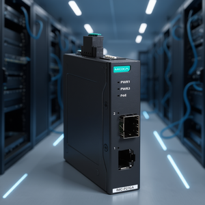 Convertidor de Ethernet a Fibra Óptica Moxa IMC P21GA G2, 10/100 Mbps, Compatible con PoE, para Uso Industrial - Product Image 3