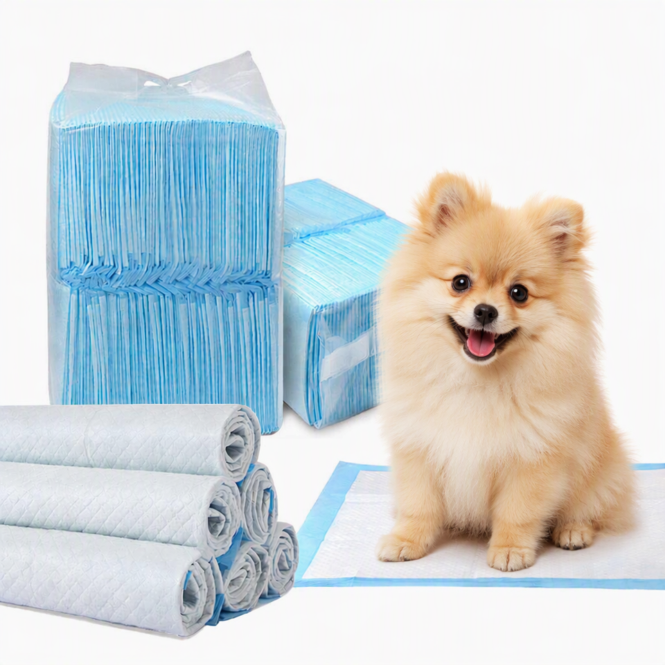 Lightweight Economy Dog Pee Pads Transparent Pack Disposable Puppy ...