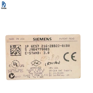 6ES ตัวควบคุมโลจิกแบบตั้งโปรแกรมได้ระบบอัตโนมัติโมดูล PLC สำหรับอุตสาหกรรมอุปกรณ์โรงงาน7 216-2BD22-0XB0 - Product Image 1