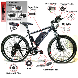 Haute qualité avec pack arrière de batterie au lithium-ion de moteur de moyeu de 20 pouces en option pour modifier les vélos - Product Image 4