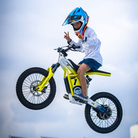 Moto tout-terrain pour enfants, batterie lithium 48V 13Ah, suspension intégrale pour jeunes pilotes, moteur brushless 1500W, fournisseur d'usine
