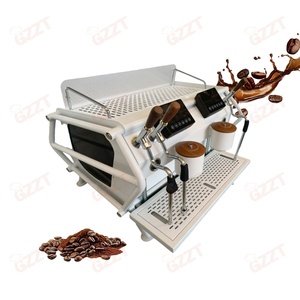 เครื่องชงกาแฟอุตสาหกรรมแบบสองหัวชง พร้อมปั๊มโรตารี่ <span class=keywords><strong>9</strong></span> บาร์ หน้าจอสัมผัสขนาดใหญ่ สำหรับร้านกาแฟ  ลดราคาพิเศษ - Product Image 2