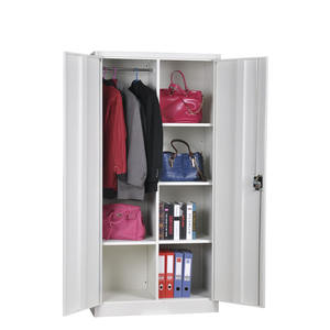 Peripage — armoire <span class=keywords><strong>de</strong></span> <span class=keywords><strong>rangement</strong></span> en métal gddlb, armoire en acier, placard à 2 portes pour bureau et maison - Product Image 6