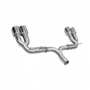Выхлопная система Catback с клапаном для Volkswagen Golf 7R 7.5R 2.0T 2014-2020, нержавеющая сталь, интеллектуальная выхлопная труба, модификация звука автомобиля - Product Image 2