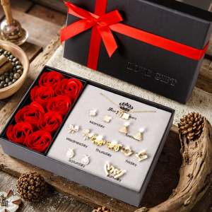 Cadeau d'anniversaire du Festival Qixi : Manchette d'oreille personnalisée en argent sterling 925, style Ins, perlée, avec motif 'Happy' et forme géométrique - Product Image 2