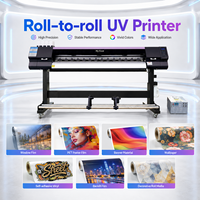 Impresora UV de rollo a rollo MyColor Wide Forma de 1.6m y 1.9m, automática de alta velocidad para PVC, pancartas flexibles, papel tapiz y pegatinas de vinilo