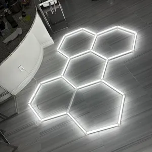 Penjualan Terbaik Hex LED lampu Hexagon LED Kit lampu garasi lampu detailing