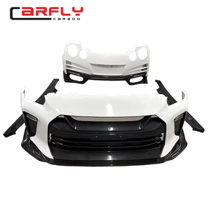 ชุดแต่งรอบคันสไตล์ Top Secret แบบคาร์บอนครึ่งคัน ประกอบด้วยกันชนหน้า กันชนหลัง สเกิร์ตข้าง บังโคลน ปีกหลัง สำหรับ <span class=keywords><strong>GTR</strong></span> <span class=keywords><strong>R35</strong></span> ปี 2008-2023 - Product Image 4