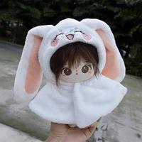 Vêtements pour poupées en peluche Joyfull, 10 cm, 20 cm, échelle 1:12, manteau personnalisé mignon, broderie animale de dessin animé, série fantaisie pour les 14 ans et plus