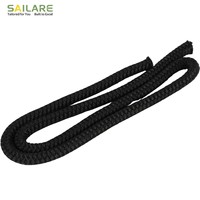 Cordage en polyester UHMWPE haute résistance pour usage maritime et lignes de contrôle de voilier, durable, à faible élasticité et corde de bateau à 24 brins tressés