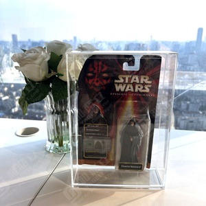 Custom Clear Star Wars 40th Anniversary Acrylic <b>Display</b> <b>Case</b> Silk-Screen Printing Sliding Lid Customized Logo Cosmetic <b>Display</b> - Product Image 4