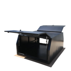 Heavy Duty Aluminum Ute Canopy <b>with</b> Lockable Gull Wing Doors, Waterproof Powder Coated Truck Storage <b>Box</b> - Product Image 6