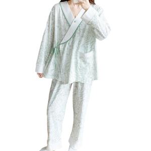 Pijamas para mujeres embarazadas primavera y otoño ropa de <span class=keywords><strong>lactancia</strong></span> de maternidad posparto conjunto fino de dos piezas ropa suelta para el hogar - Product Image 5