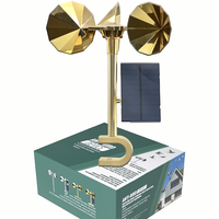 Système Solaire Anti-Oiseaux en ABS Solide, Effet Éolien, Étanche, Écologique, Répulsif pour Oiseaux, Décoy Spirale Réfléchissante