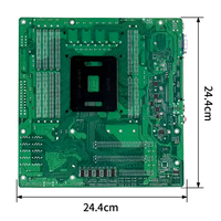 Nueva placa base para servidor Intel C612-1/2/2/2/1/2, compatible con Xeon E5 V3/V4, 4x2,5G LAN, ECC DDR4 RAM, 10xSATA-NAS y versiones de servidor