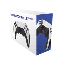 Manette de jeu sans fil BT V2 à alimentation directe d'usine pour PS4 PS3, avec double moteur de vibration, gyroscope, joystick de jeu durable pour PC