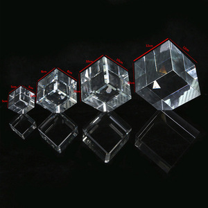 Eer Van Kristal Groothandel Hot Selling Custom Logo K9 Crystal Cube Block Blanks - Product Image 5