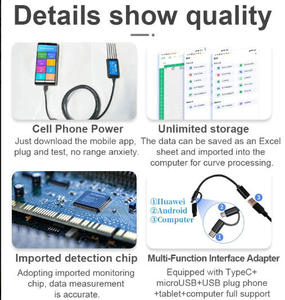 Testeur de sol intelligent 8 en 1 NPK PH Humidité Température Lumière du soleil Fertilité Connectivité USB Mobile pour l'agriculture - Product Image 4