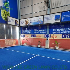 สนามแพเดิลเทนนิสแบบพาโนรามา สนามกีฬาแพเดิลแบบพาโนรามา ซื้อสนามแพเดิล สนามแพเดิล Cancha De <span class=keywords><strong>Padel</strong></span> - Product Image 4