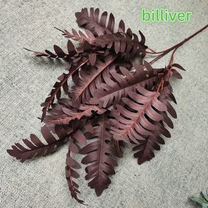 Décoration de mariage, accessoires pour la maison, bonsaï, grandes feuilles de cyprès, plantes vertes, 3 branches hautes, plante artificielle, décoration. - Product Image 6