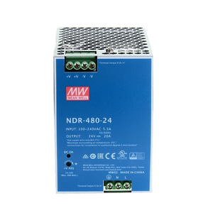 หมายถึงดี Ndr-480-24/48V แหล่งจ่ายไฟแบบสลับอุตสาหกรรม24V 48V 20A ติดตั้งราง DIN เอาต์พุตเดี่ยว - Product Image 5