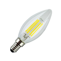 C35 4w Led Filament Ampoule E14 4w 220V Blanc Chaud 2700K Ampoule Claire