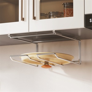 ชั้นวางผ้าเช็ดตัวสแตนเลส 304 แบบตั้งพื้น กันน้ำ ไม่พับได้ สองชั้น ชั้นวางของในครัวทันสมัย - Product Image 3