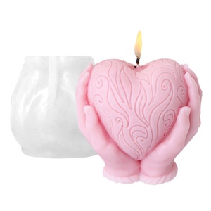 3 डी दिल मोमबत्ती मोल्ड मोमबत्ती बनाने के लिए वाल्व मोल्ड सिलिकॉन मोल्ड सिलिकॉन मोल्ड सिलिकॉन मोल्ड - Product Image 4