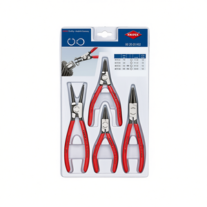 Juego de alicates Knipex para anillos de retención, 4 piezas, herramienta de extracción de anillos internos y externos de 12-60 mm - Product Image 1