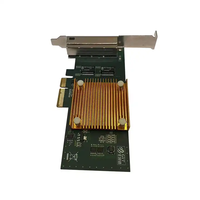 Quad Port PCI-E X4 avec puce Intel I350AM4 adaptateur de serveur NIC prise en charge fenêtre produits réseau Linux équipement fibre