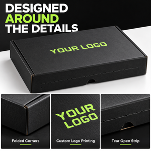Cajas de Embalaje para Perfumes con Logotipo Personalizado, Cajas de Cartón Corrugado con Tira Desprendible para Regalos de Fragancias - Product Image 4