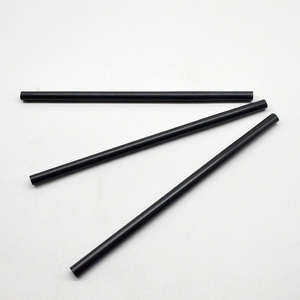 Petites pailles <span class=keywords><strong>en</strong></span> <span class=keywords><strong>plastique</strong></span> biodégradable pour cocktail PLA de taille personnalisée <span class=keywords><strong>Paille</strong></span> courte noire pour bar agave - Product Image 6