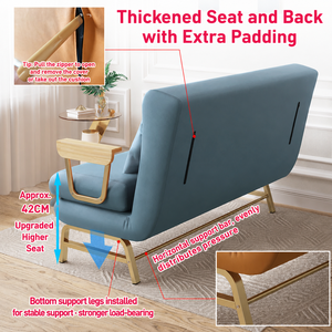 Divano Letto Pieghevole 3-in-1 in Tessuto Tecnologico Rimovibile <span class=keywords><strong>e</strong></span> Lavabile per Casa, Hotel, Ufficio - Disponibile OEM/ODM VLranlife - Product Image 2