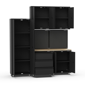 Kinbox Home 14 Piece Garage <b>Storage</b> System Garage <b>Tool</b> <b>Cabinet</b> Supports Customized DIY 20CM14 Module Workshop Garage <b>Storage</b> Met - Product Image 5