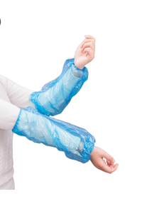 Bán Buôn Polyethylene Ldpe Dùng Một Lần Nhựa <span class=keywords><strong>PE</strong></span> Tay Áo Bao Gồm Với Đàn Hồi Cuff Dùng Một Lần Microporous Oversleeve - Product Image 2