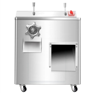 เครื่องบดเนื้อไฟฟ้าสำหรับอุตสาหกรรมเครื่องบดเนื้อแช่แข็งพร้อมมอเตอร์ที่ทรงพลังที่จำเป็นสำหรับการแปรรูปผลิตภัณฑ์จากเนื้อสัตว์ - Product Image 3